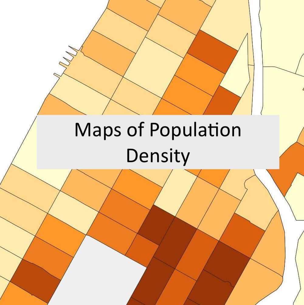 Maps of population density